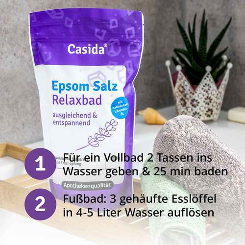 Epsom Salz Relaxbad mit Lavendel - 2