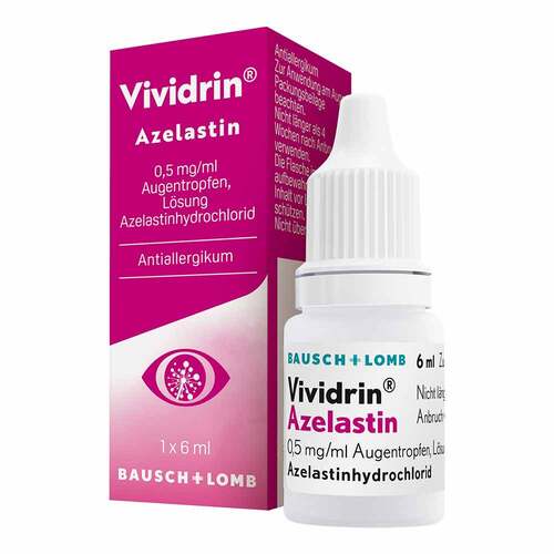Vividrin Azelastin 0,5 mg / ml Augentropfen - 1