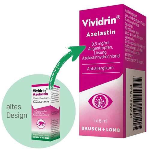 Vividrin Azelastin 0,5 mg / ml Augentropfen - 2