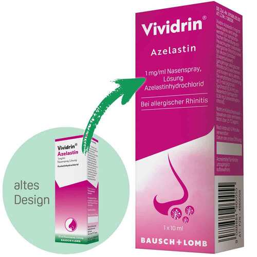 Vividrin Azelastin 1 mg / ml Nasenspray L&ouml;sung - 2