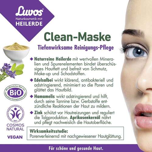Luvos Heilerde Clean-Maske Naturkosmetik - 4