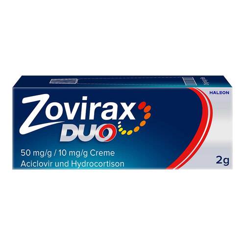 Zovirax Duo 50 mg / g / 10 mg/g Creme - 3