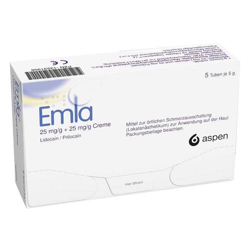 Emla 25 mg / g +   25 mg/g Creme + 12 Tegaderm  Pflaster  - 1