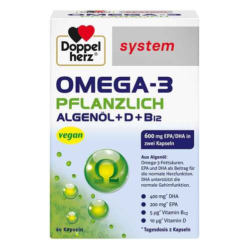 Doppelherz Omega-3 pflanzlich system Kapseln - 1