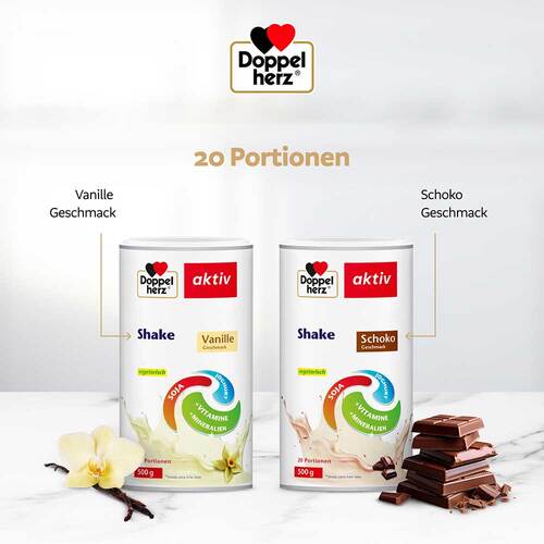 Doppelherz Abnehm Shake Vanille Pulver - 5