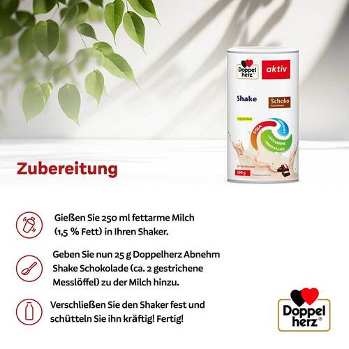 Doppelherz Abnehm Shake Schoko Pulver - 4