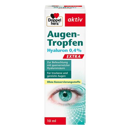 Doppelherz Augen-Tropfen Hyaluron 0,4% Extra - 1