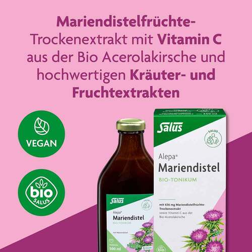 Alepa Mariendistel Bio-Leber-Tonikum Salus - 2
