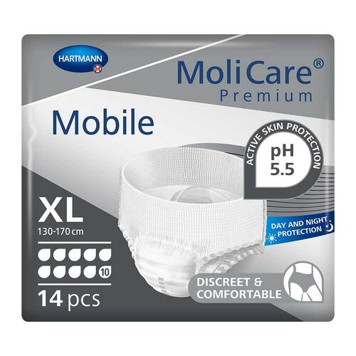 Molicare Premium Mobile 10 Tropfen Gr&ouml;&szlig;e XL - 1