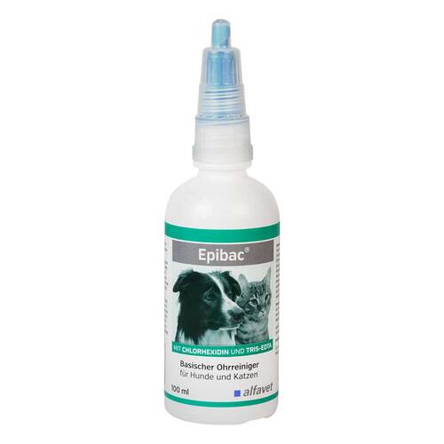 Epibac basischer Ohrreiniger L&ouml;sung f&uuml;r Hunde / Katzen - 1