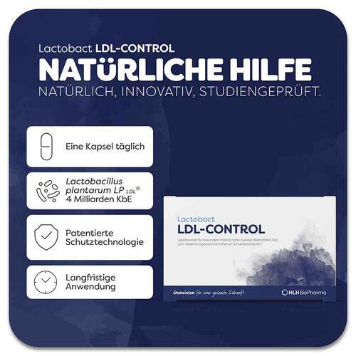 Lactobact Ldl-Control magensaftresistente Kapseln - 2