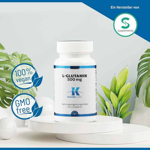 L-Glutamin 500 mg Klean Labs Kapseln - 2