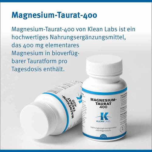 Magnesiumtaurat 400 Klean Labs Tabletten - 3