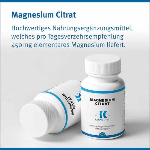 MAGNESIUM CITRAT KLEAN LABS Kapseln - 3