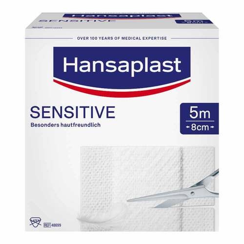 Hansaplast Sensitive Pflaster 8 cmx5 m Rolle - 1