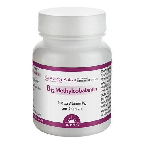 B12 Methylcobalamin Dr.Jacob's Lutschtabletten - 1