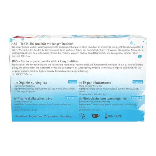 H&S Bio Stilltee N Filterbeutel - 2