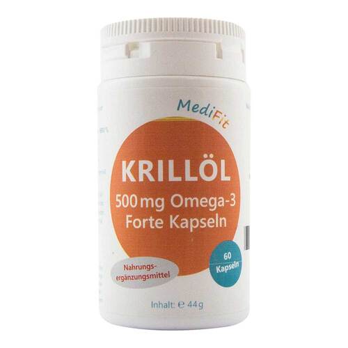 Krill&ouml;l 500 mg Omega-3 Forte Kapseln Medifit - 1