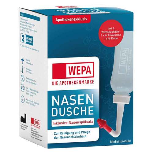 Wepa Nasendusche mit 10x2,95 g Nasensp&uuml;lsalz - 1