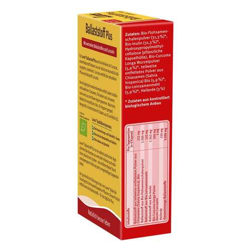 Luvos Heilerde Bio Ballaststoff Plus Kapseln - 4