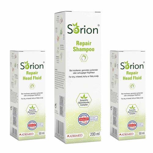 SORION Shampoo &amp; 2x Sorion Head Fluid - 1