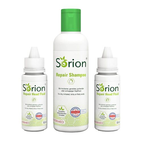 SORION Shampoo &amp; 2x Sorion Head Fluid - 2