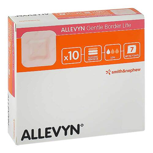 Allevyn Gentle Border Lite 8x8 cm Schaumverband  - 1