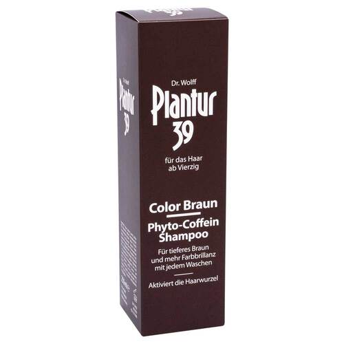 PLANTUR 39 Color Braun Phyto-Coffein-Shampoo - 1