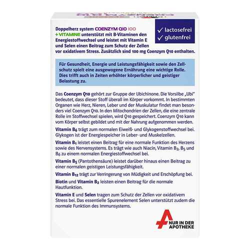Doppelherz Coenzym Q10 100 + Vitamine system Kapseln - 4