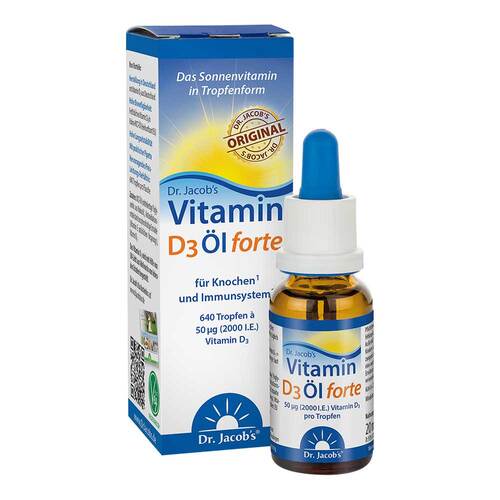 Vitamin D3 &Ouml;l forte 2000 I.E. hochdos.Dr.Jacob's - 1