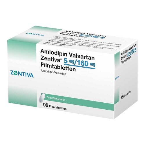 Amlodipin Valsartan Zentiva 5 mg / 160 mg Filmtabletten  - 1