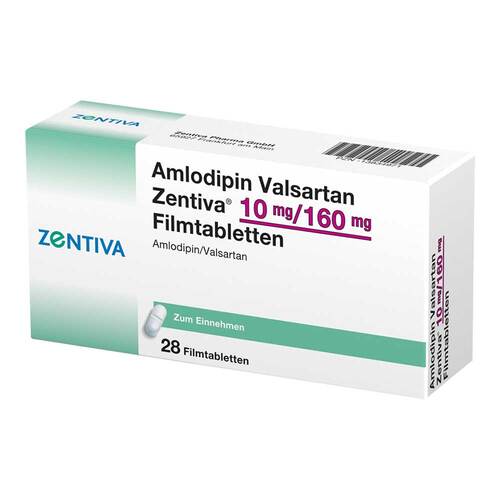 Amlodipin Valsartan Zentiva 10 mg / 160 mg Filmtabletten  - 1