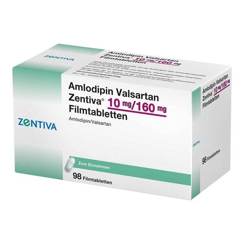 Amlodipin Valsartan Zentiva 10 mg / 160 mg Filmtabletten  - 1