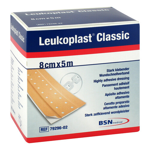 LEUKOPLAST Classic Pflaster 8 cmx5 m Rolle - 1