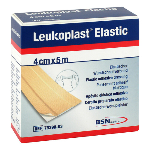 LEUKOPLAST Elastic Pflaster 4 cmx5 m Rolle - 1