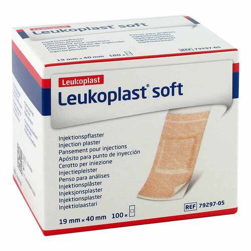 LEUKOPLAST soft Injektionspflaster Strips 19x40 mm - 1