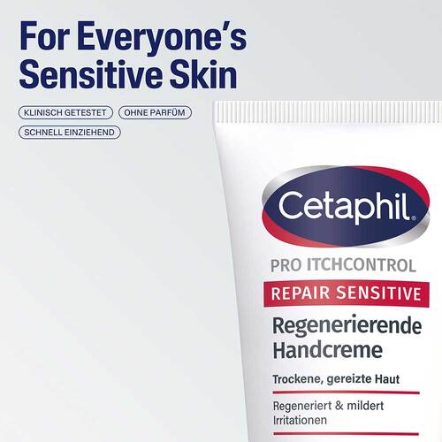 Cetaphil Pro Itch Control Repair Sensitive Handcreme  - 5