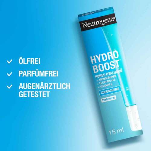 Neutrogena Hydro Boost belebendes Augen Creme Gel - 5