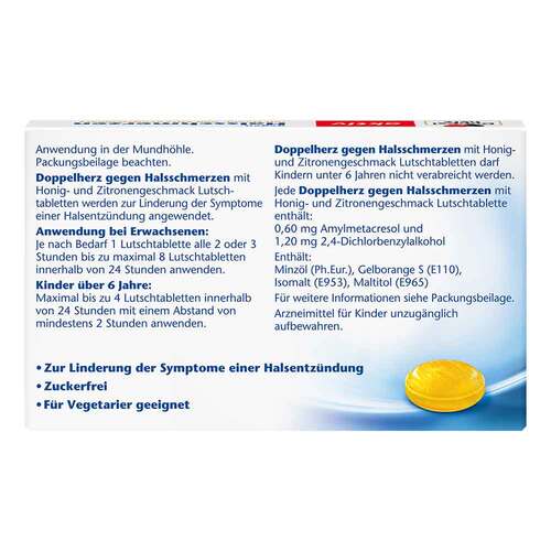 Doppelherz gegen Halsschmerzen Lutschtabletten - 3