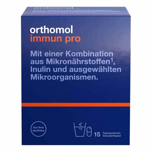 Orthomol Immun pro Granulat / Kapseln Kombipack. - 1