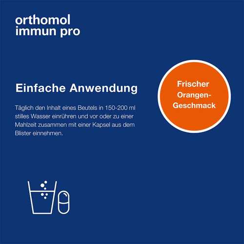 Orthomol Immun pro Granulat / Kapseln Kombipack. - 4