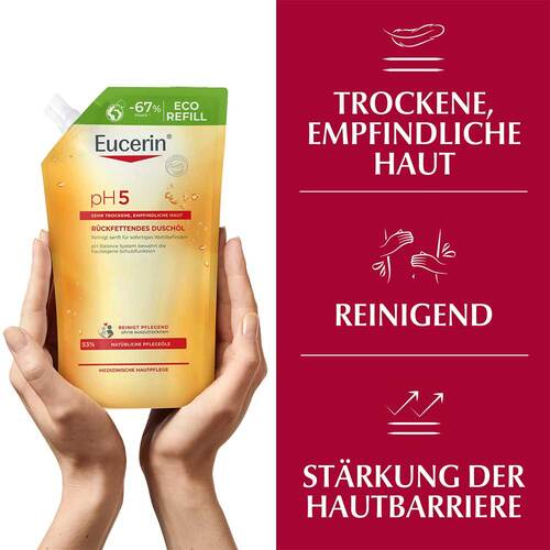 Eucerin pH5 Dusch&ouml;l empfindliche Haut Nachf&uuml;ll - 3