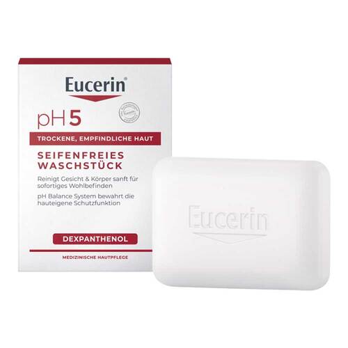 Eucerin pH5 seifenfreies Waschst&uuml;ck empfindlich Haut - 1
