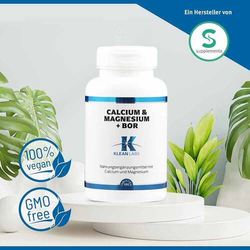 Calcium &amp; Magnesium + Bor Klean Labs Tabletten - 2