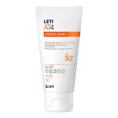 Leti AT4 Defense Gesichtscreme Spf 50 +  - 1