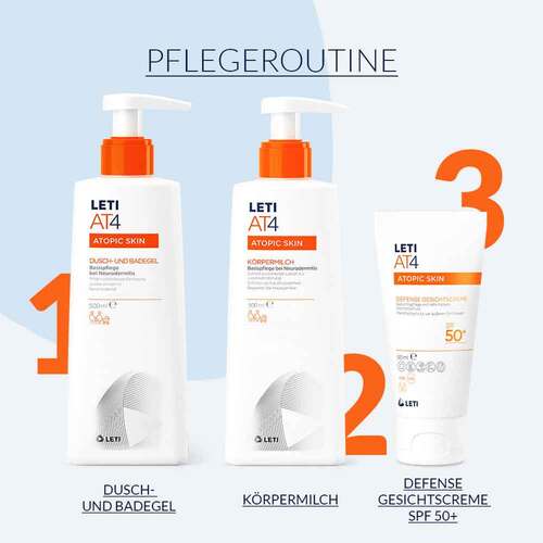 Leti AT4 Defense Gesichtscreme Spf 50 +  - 4