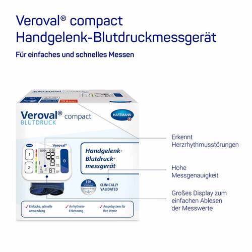Veroval compact Handgelenk-Blutdruckmessger&auml;t - 3