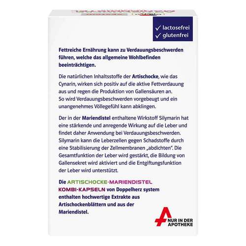 Doppelherz Artischocke-Mariendistel system Weichk. - 2