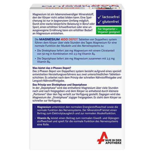 Doppelherz Magnesium 400 Depot system Tabletten - 2