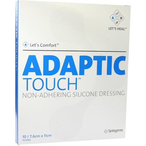ADAPTIC Touch 7,6x11 cm nichthaft.Sil.Wundauflage - 1